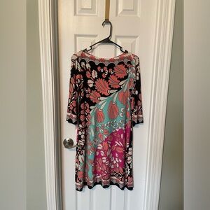 Donna Morgan Floral Long Sleeve Dress